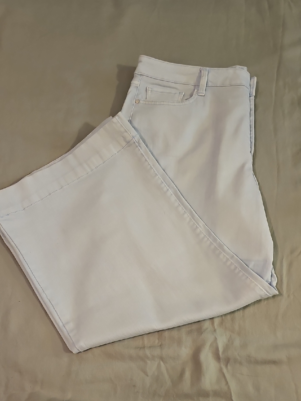 a.n.a Light Blue Wash Wide Leg Jeans